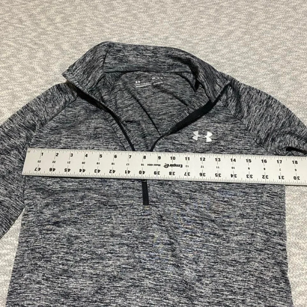Under Armour loose Heatgear grey long sleeve sweatshirt Size MD. SKU-A583